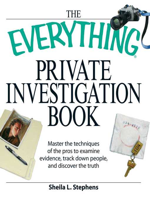 Cover image for The Everything Private Investigation Book